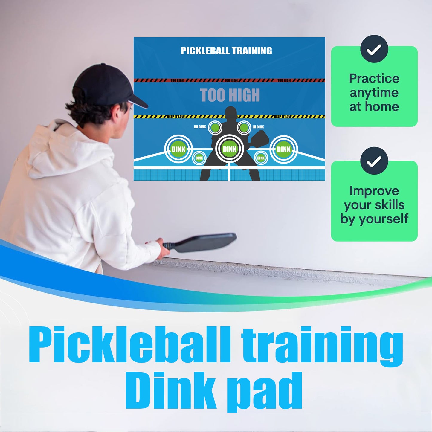 PlaySure Pickleball Training Set