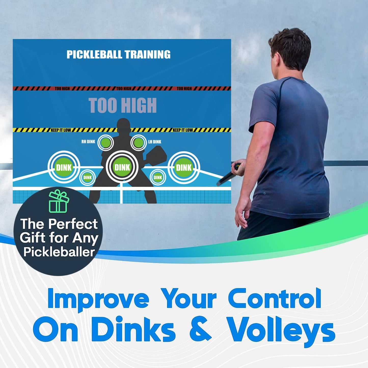 PlaySure Pickleball Training Set
